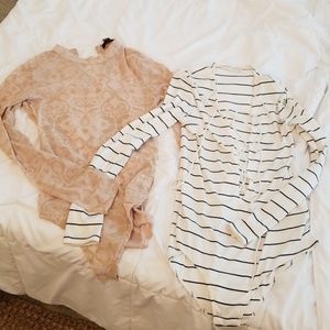 Long sleeve body suits